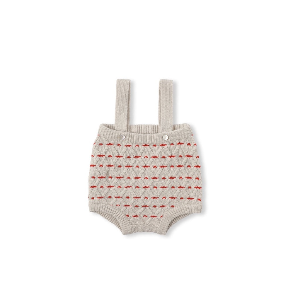 Bene Bene Red Tyrol Smocking Romper 12 Months NWT